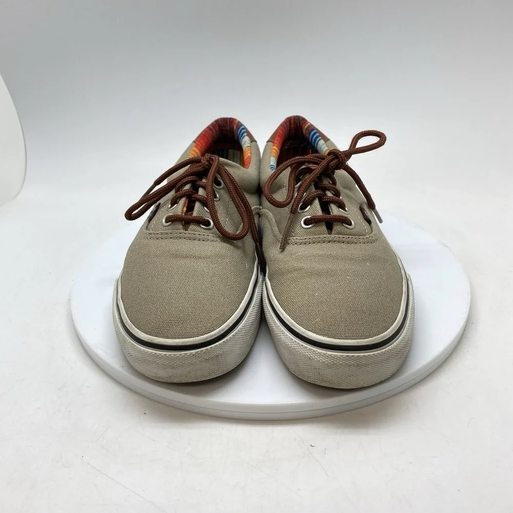 Vans Authentic Era 59 C&L Mens 8 Khaki‎ Skater Canvas TC6D Shoes Sneakers